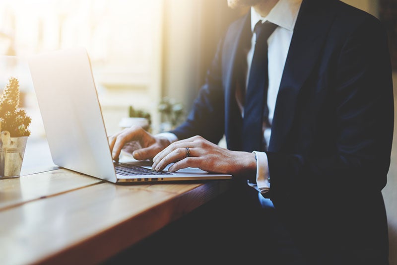Man on laptop